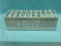 Dấu chữ ghép C-7 Multi Joint rubber stamp (Alphabet)