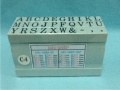 Bộ dấu chữ ghép C-4 Rubber Stamp Alphabet Sets