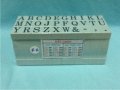 Dấu chữ ghép C-6 Multi Joint rubber stamp (Alphabet)