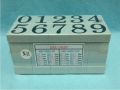 Dấu số ghép N-11 Multi Joint rubber stamp (Numbers)